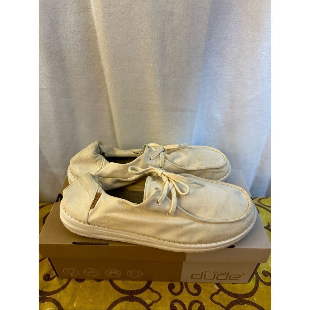Hey dudes size 8‎ Wendy chambray white discoloration